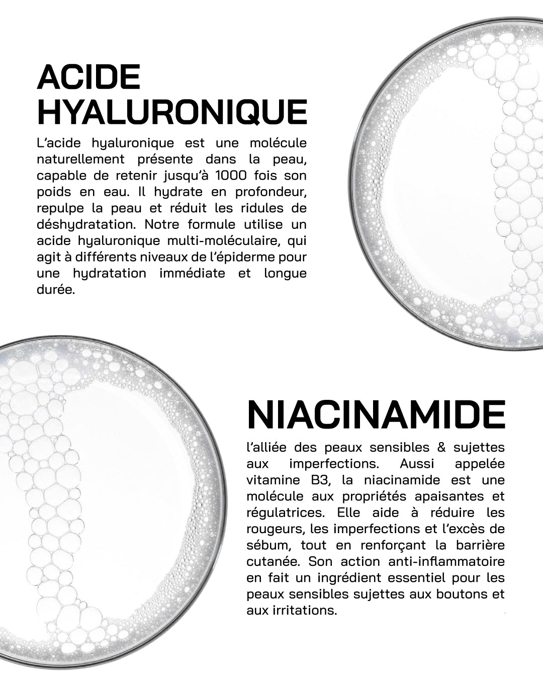 Acide Hyaluronique + Niacinamide [ Peaux Sensibles ] - Touché Skincare Lab