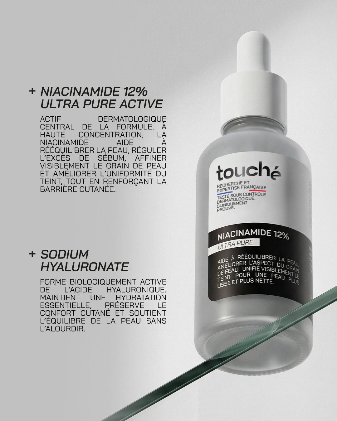 Niacinamide 12% – ULTRA PURE · HIGH POTENCY - Touché Skincare Lab