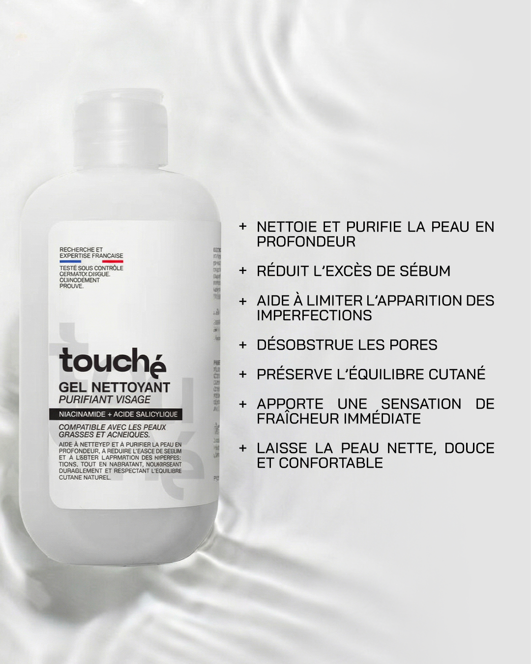 Gel Nettoyant Purifiant Visage - Touché Skincare Lab