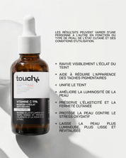 VITAMINE C 11% ULTRA PURE · HIGH POTENCY - Touché Skincare Lab