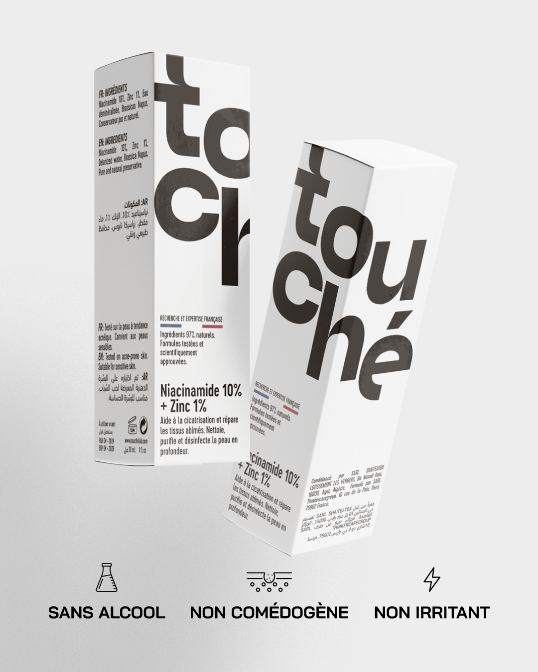 Sérum Niacinamide 10% + Zinc 1% - Touché Skincare Lab