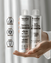 Pack shampooing et après-shampooing pousse et croissance - Touché Skincare Lab
